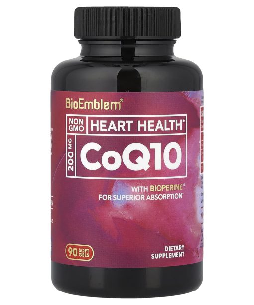 BioEmblem, CoQ10 with BioPerine®, 90 Soft Gels