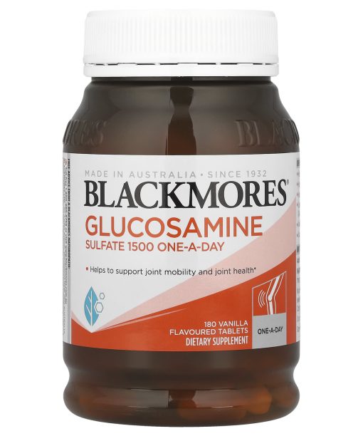 Blackmores, Glucosamine Sulfate One-A-Day, Vanilla, 1,500 mg, 180 Tablets