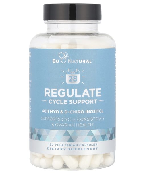 Eu Natural, Regulate, Cycle Support, 120 Vegetarian Capsules