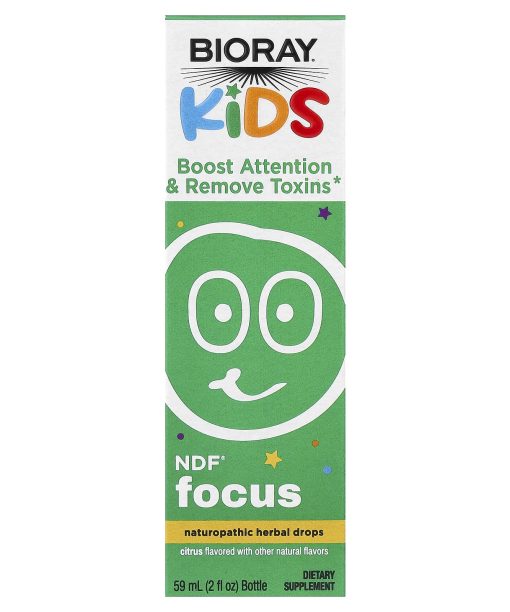 Bioray, Kids, NDF® Focus, Citrus, 2 fl oz (59 ml)