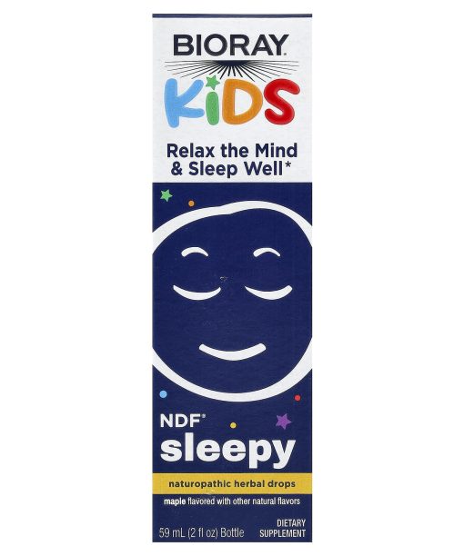 Bioray, Kids, NDF® Sleepy, Maple, Alcohol Free, 2 fl oz (59 ml)