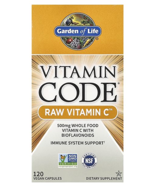 Garden of Life, Vitamin Code®, RAW Vitamin C™, 120 Vegan Capsules