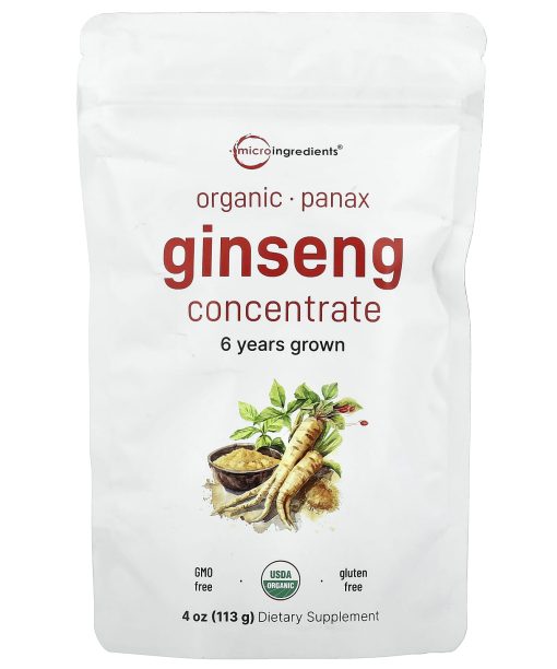 Micro Ingredients, Organic Ginseng Concentrate, 4 oz (113 g)