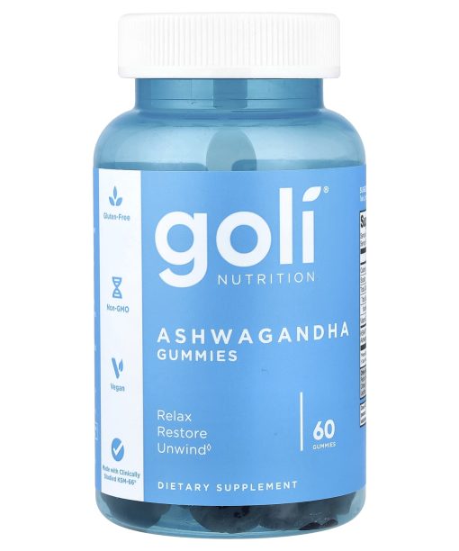Goli Nutrition, Ashwagandha Gummies, 60 Gummies
