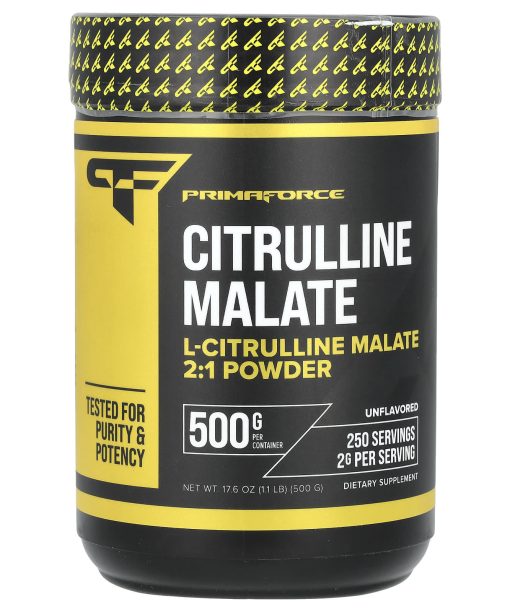 Primaforce, Citrulline Malate, Unflavored, 1.1 lb (500 g)
