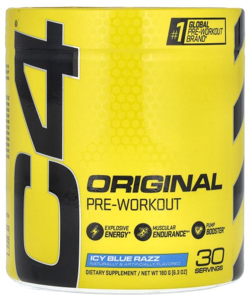 Cellucor, C4 Original, Pre-Workout, Icy Blue Razz, 6.3 oz (180 g)