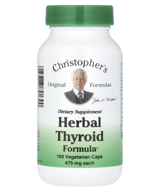Christopher's Original Formulas, Herbal Thyroid Formula, 100 Vegetarian Caps