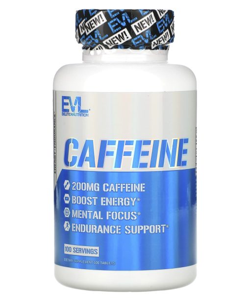 EVLution Nutrition, Caffeine, 200 mg, 100 Tablets