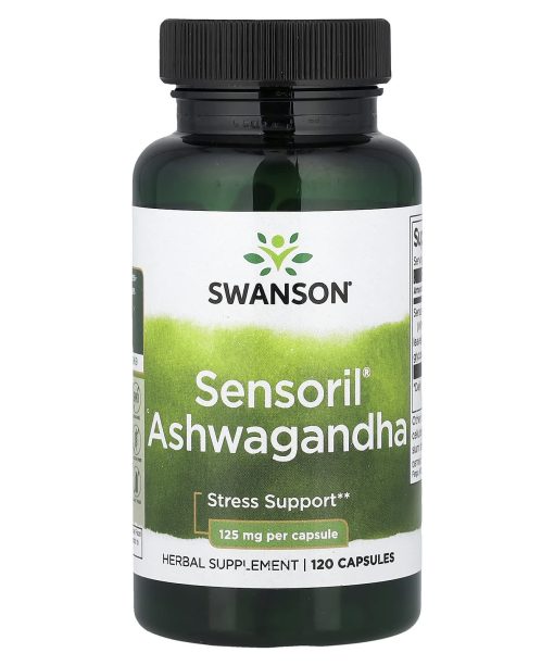 Swanson Vitamins, Sensoril® Ashwagandha, 125 mg, 120 Capsules