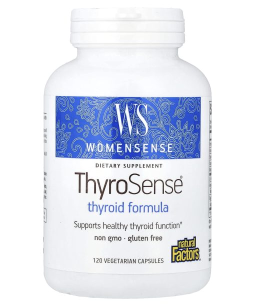 Natural Factors, WomenSense®, ThyroSense®, Thyroid Formula, 120 Vegetarian Capsules