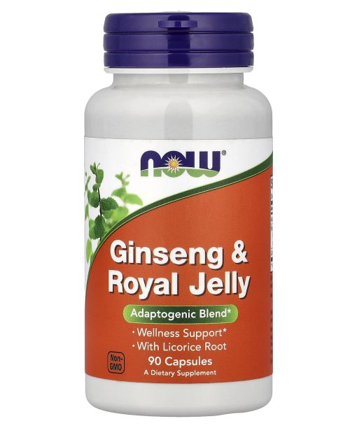 NOW Foods, Ginseng & Royal Jelly, 90 Capsules