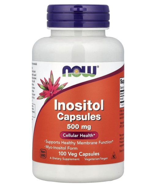 NOW Foods, Inositol, 500 mg, 100 Veg Capsules