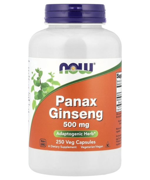 NOW Foods, Panax Ginseng, 500 mg, 250 Veg Capsules