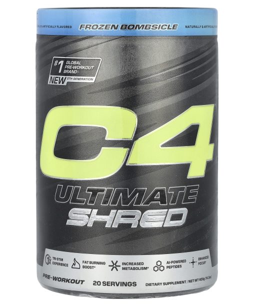 Cellucor, C4 Ultimate Shred, Pre-Workout, Frozen Bombsicle, 14.3 oz (406 g)