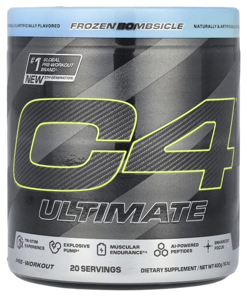 Cellucor, C4 Ultimate, Pre-Workout, Frozen Bombsicle, 14.1 oz (400 g)