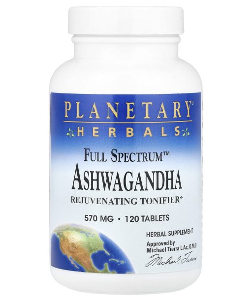 Planetary Herbals, Full Spectrum™ Ashwagandha, 120 Tablets